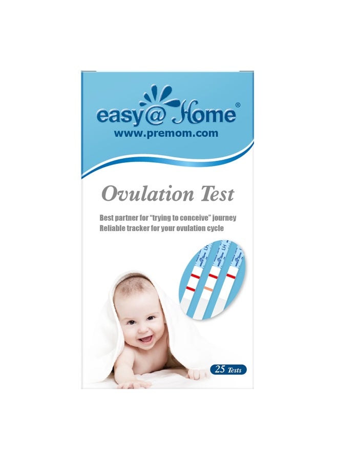 Easy Home Easy@Home, Ovulation Test, 25 Tests 