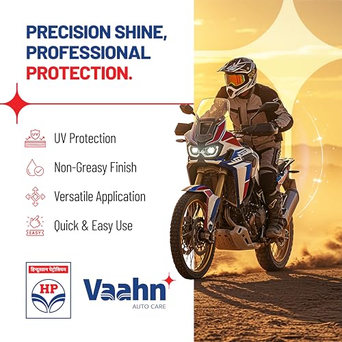 HP Vaahn 3-in-1 Shiner – 100ml | Cleans, Shines & Protects Dashboards, Tyres & Plastic Surfaces | Dust Repellent, UV Protection, Professional Finish - Image 4