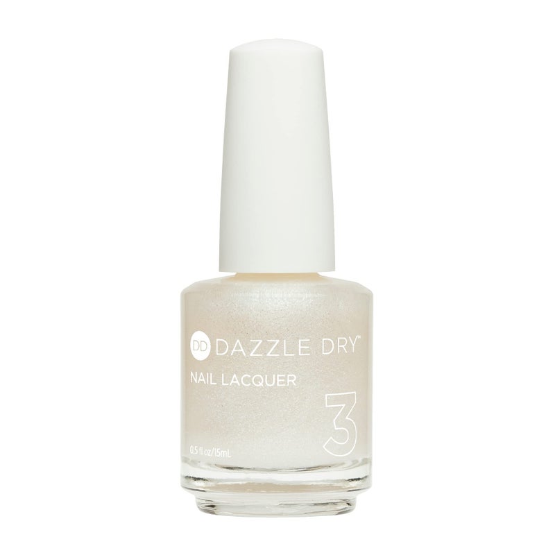 Dazzle Dry Nail Lacquer (Step 3) - Stardust - A super sheer frosty white with a subtle shimmer. Sheer frost finish. (0.5 fl oz) - Image 1