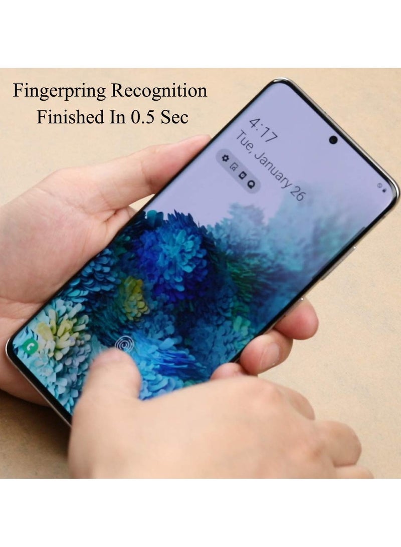 Ibywind Samsung Galaxy S21 Ultra 5g Screen Protector 6.8 Inch With Camer Lens Protector and Back Carbon Fiber Film Bubble Free Smart Film Tech 99 Percent Hd Clear Easy to Install - Image 4