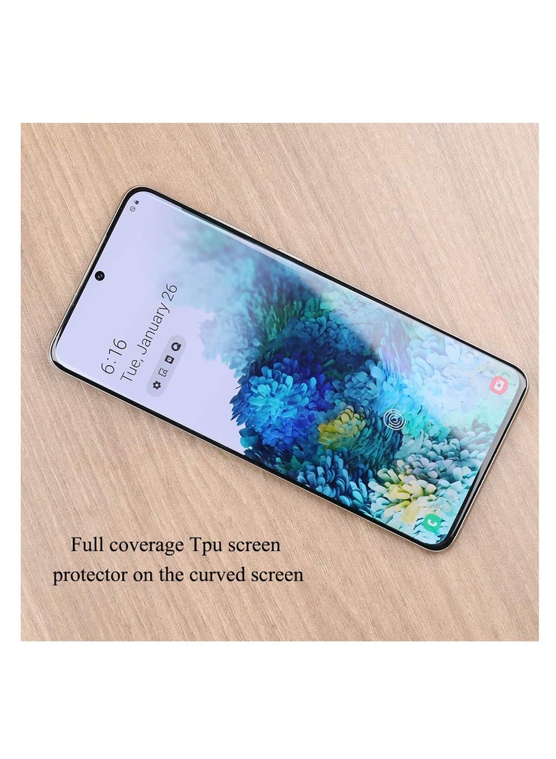 Ibywind Samsung Galaxy S21 Ultra 5g Screen Protector 6.8 Inch With Camer Lens Protector and Back Carbon Fiber Film Bubble Free Smart Film Tech 99 Percent Hd Clear Easy to Install - Image 5