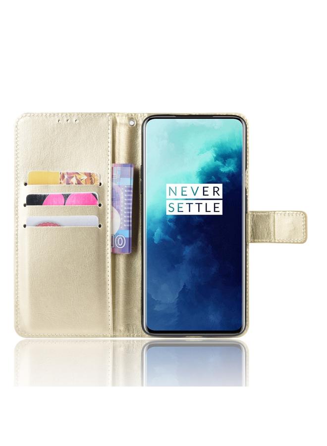 S-TOP Case For OnePlus 7T Pro Retro Crazy Horse Texture Horizontal Flip Leather Case with Holder & Card Slots & Photo Frame - Image 5