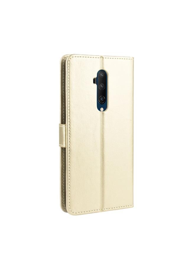 S-TOP Case For OnePlus 7T Pro Retro Crazy Horse Texture Horizontal Flip Leather Case with Holder & Card Slots & Photo Frame - Image 3