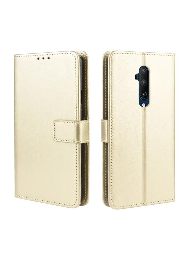 S-TOP Case For OnePlus 7T Pro Retro Crazy Horse Texture Horizontal Flip Leather Case with Holder & Card Slots & Photo Frame - Image 1