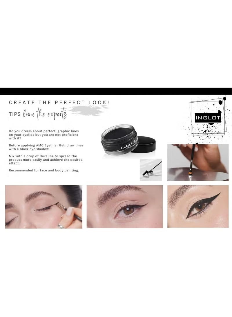 Inglot EMC Eye Definition Box – Gel 77 + Gel 90 + Duraline Makeup Mixing Liquid Clear 9 ml - Image 3