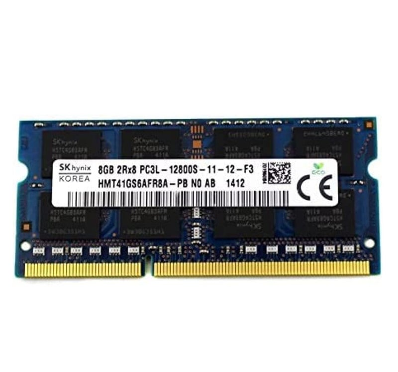 ذاكرة وصول عشوائي (RAM) للكمبيوتر المحمول سعة 8 جيجابايت من نوع DDR3، ذات 204 سن، من نوع PC3L-12800S بتردد 1600 ميجاهرتز، رقم الموديل HMT41GS6BFR8A-PB N0 AA - Image 2