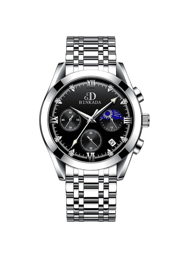 Binkada Men's Watch, Student Sports Fully Automatic Mechanical Style Top Ten Famous Watches, New Year Gift For Boyfriend Or Husband In Middle And High School - Image 4