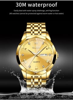 OLEVS Watches for Men Fashion Stainless Steel Quartz Analog Water Resistant Watch 9931  - Image 5