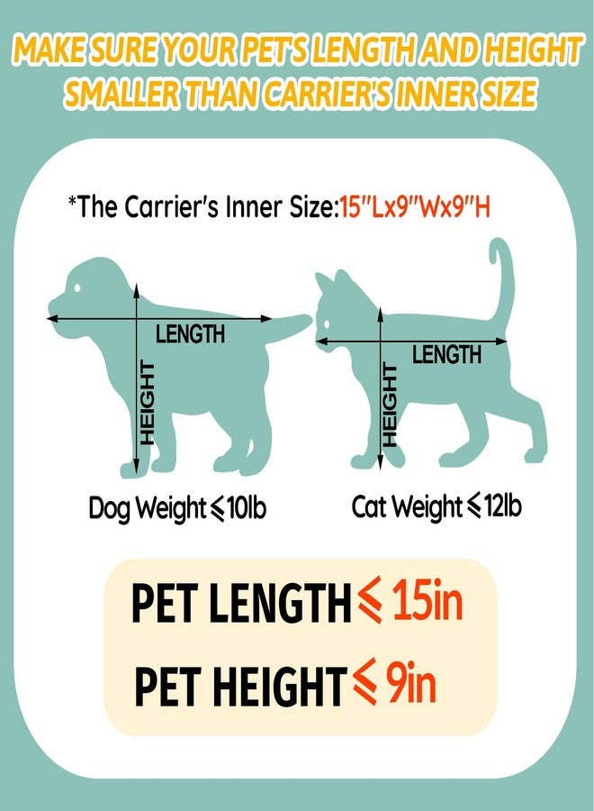 Petskd Pet Carrier 18x11x11 Delta American United Airline Approved, Pet Travel Carrier Bag for Small Cats and Dogs, Cat Soft Sided Carrier with Safety Lock Zippers, 5-Sided Breathable Mesh(Black) - Image 4
