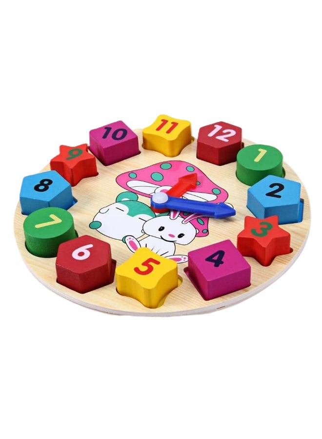 NIBEMINENT Cartoon Pattern Digital Blocks Clock 18.5cm - Image 4