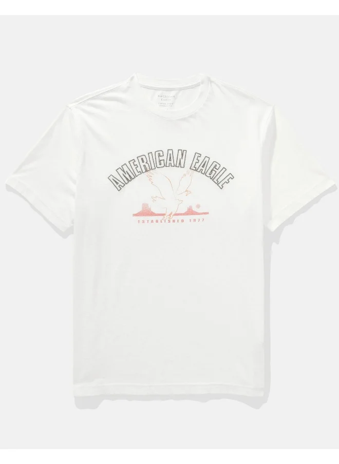 American Eagle AE Embroidered Graphic T-Shirt