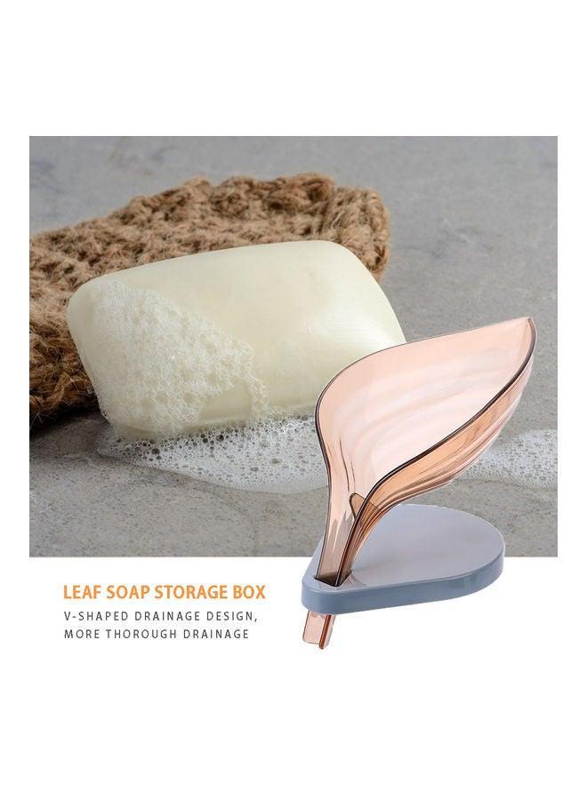 Leaf Shaped Soap Holder Multicolour 12cm  - Image 2