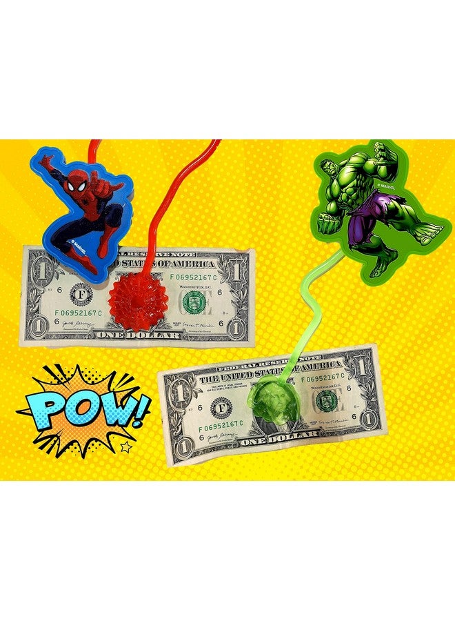 Ja-Ru ألعاب سبايدرمان وهالك اللاصقة القابلة للتمدد (عبوتان مختلطتان) ألعاب أبطال خارقين لعيد الميلاد للأطفال، حشو بيناتا، ألعاب بالجملة. أب-6809-2 - Image 3