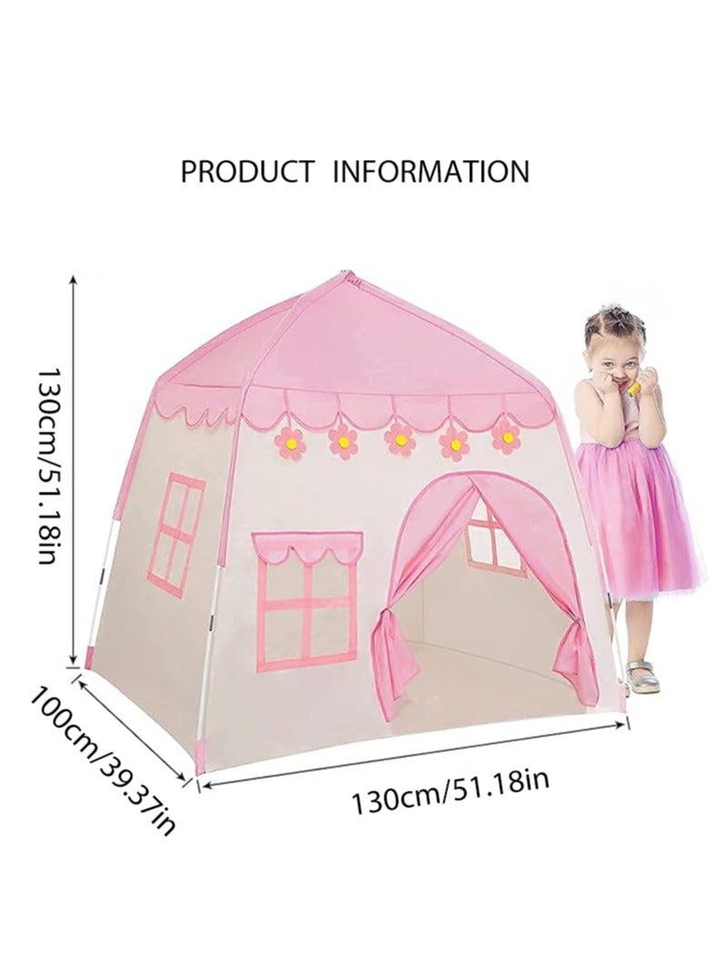 RAKAY Kids play tent with windows, 130*100*130 cm,Children's portable tent, suitable for indoor and outdoor fun castle playhouses, easy to set up and fold, providing ample play space, suitable for kids aged 3-12 for use at the beach, garden, and camping. - Image 3