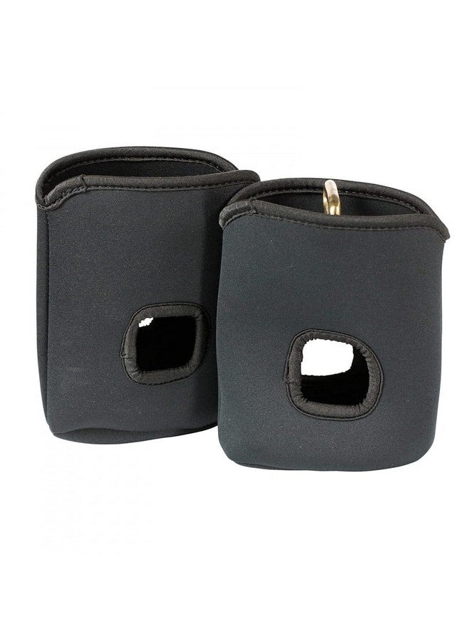 هورز أغطية ركاب من هورز مصنوعة من النيوبرين الناعم، مقاس 6.3 بوصة × 8 بوصة | احمِ سرجك - أسود - مقاس واحد - Image 1