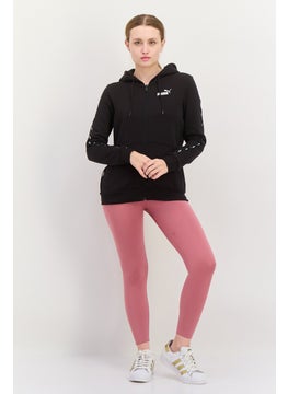 PUMA Women Sportswear Fit Long Sleeves Outdoor Hoodie, Black  - Image 4