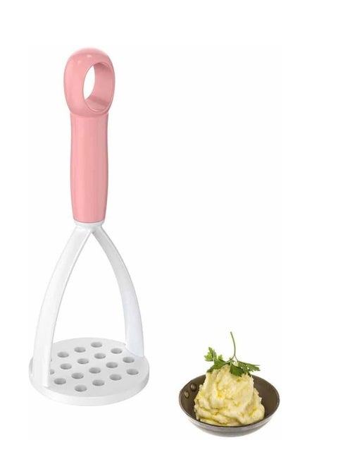Nylon Potato Masher Baby Supplement Silicone Ricer Press Blender Crusher with Non-Stick Handle Nonstick Potato Ricer for Mashing Root Vegetables, Apples, and Nuts