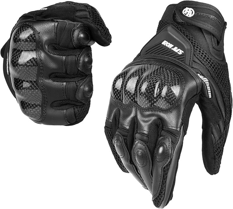 BORLENI Motorcycle Gloves Touch Screen for Men Women Padding Hard Knuckle Cycling Motorbike ATV Hiking Riding Climbing Glove - Image 1