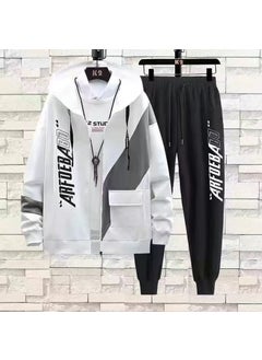 Set with zipper pocket White