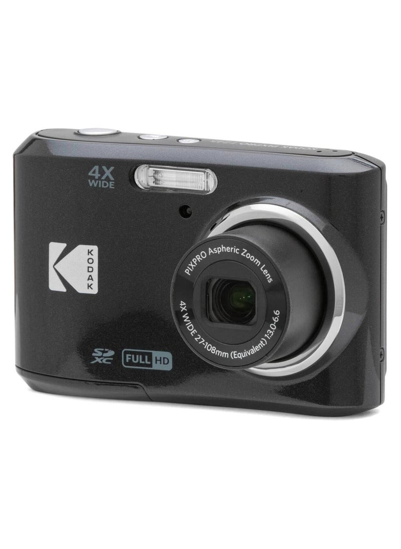 Kodak Co - PIXPRO FZ45 16.4 Megapixel Digital Camera, 2.7" LCD, 16.35 MP Sensor, 4x Optical Zoom, Wide Shooting Modes, Face & Pet Detection, Digital Image Stabilization, Black | FZ45BK - Image 1