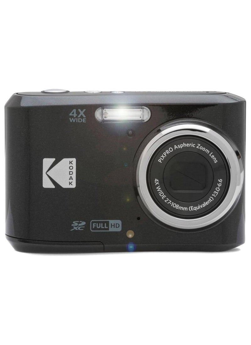 Kodak Co - PIXPRO FZ45 16.4 Megapixel Digital Camera, 2.7" LCD, 16.35 MP Sensor, 4x Optical Zoom, Wide Shooting Modes, Face & Pet Detection, Digital Image Stabilization, Black | FZ45BK - Image 1
