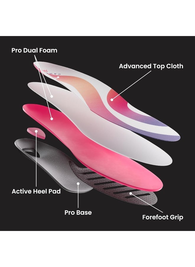 move Game Day Pro- Ultimate Performance Sports Insoles For Basketball, Volleyball, Football, Tennis, Athletics, Baseball, Running, And Active Lifestyle. Extra Shock Absorption (M 11-11.5/Wm 12.5-13)  - Image 2