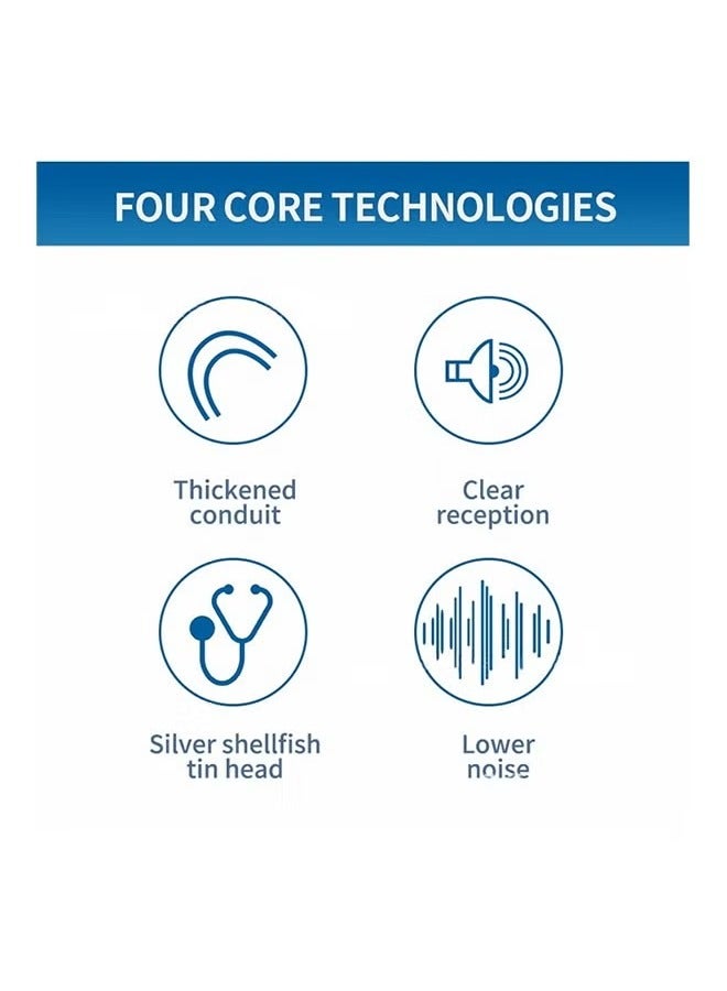 NH This professional dual-head stethoscope is a reliable companion for medical diagnosis and home health monitoring. Its high-quality sound chamber ensures clear hearing of heartbeats and pulses, while its portable design meets the needs of diverse scenarios. - Image 3