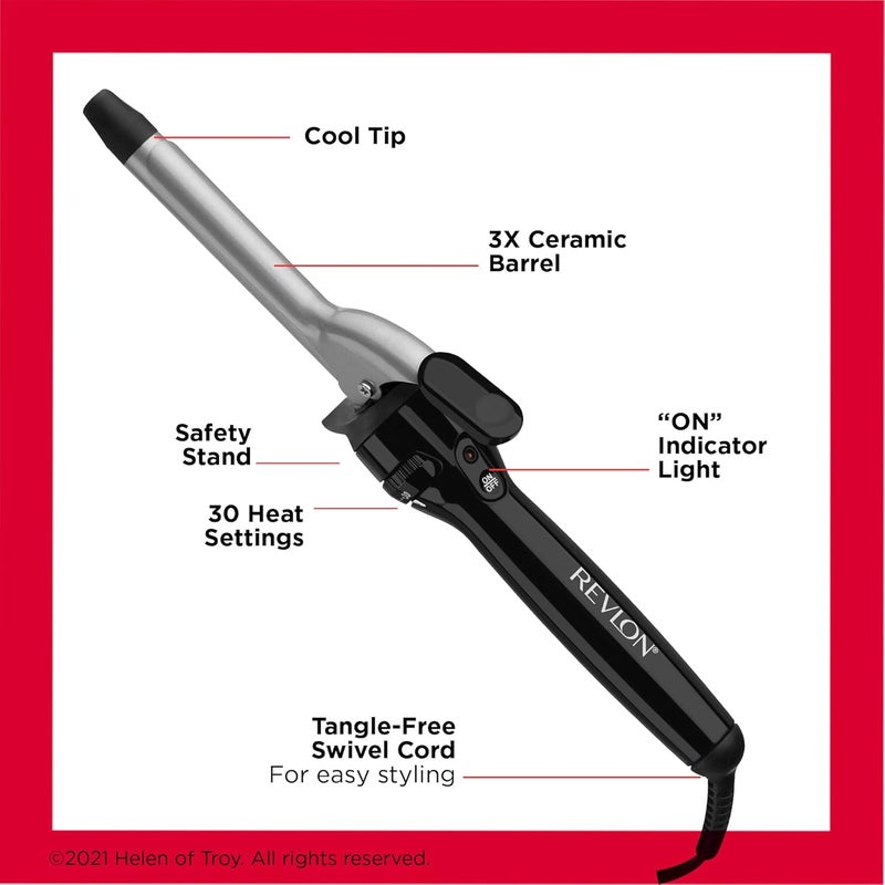 REVLON Helen Of Troy Long Lasting Tight Curls Curling Iron, 3/4" - Image 4