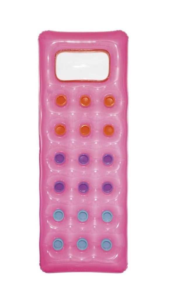 Bestway 1.83m Inflatable Swimming Raft - Comfortable and Relaxing Design for Floating on Water, Made from Reinforced PVC - Eye-Catching Color, Perfect for Fun Summer Times - Swimming Accessories - Water Float - Water Toys - Swimming Tools - Water Mat. - Image 2