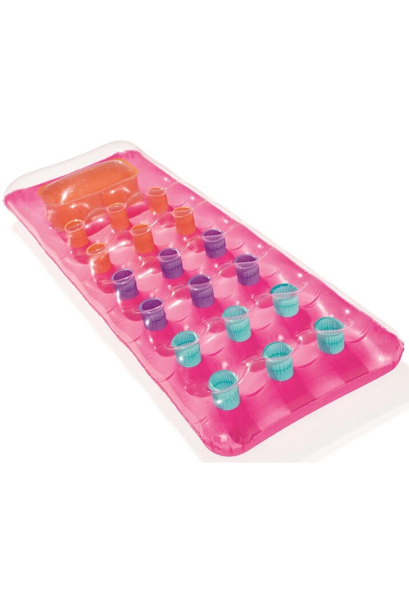 Bestway 1.83m Inflatable Swimming Raft - Comfortable and Relaxing Design for Floating on Water, Made from Reinforced PVC - Eye-Catching Color, Perfect for Fun Summer Times - Swimming Accessories - Water Float - Water Toys - Swimming Tools - Water Mat. - Image 3