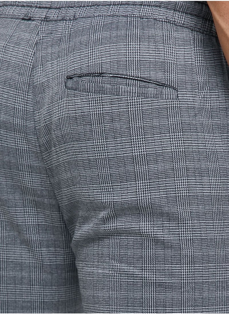 BRAVE SOUL - Check Trousers - Image 1