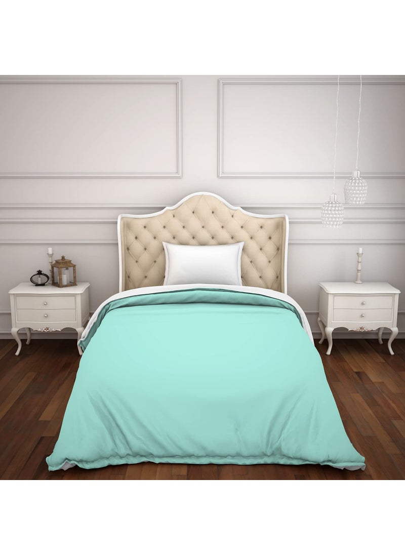 SPACES Spaces HYGRO Grows Softer When Washed Wicks Away Moisture Single Quilt Solid 152CMX218CM Light Green  - Image 1