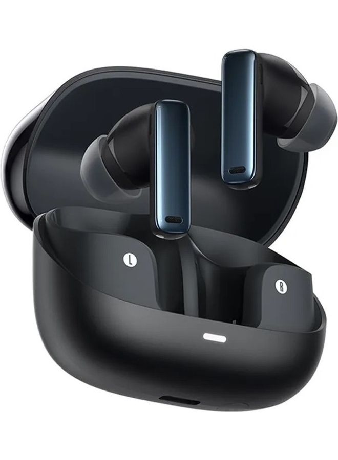Baseus Wireless Earbuds, Hybrid Active Noise Cancelling Bluetooth Headphones, Bluetooth 5.3 Earphones with Dual Mic + Noise Cancelling Algorithm, 30H Playtime, APP Control Cluster Black - Image 1
