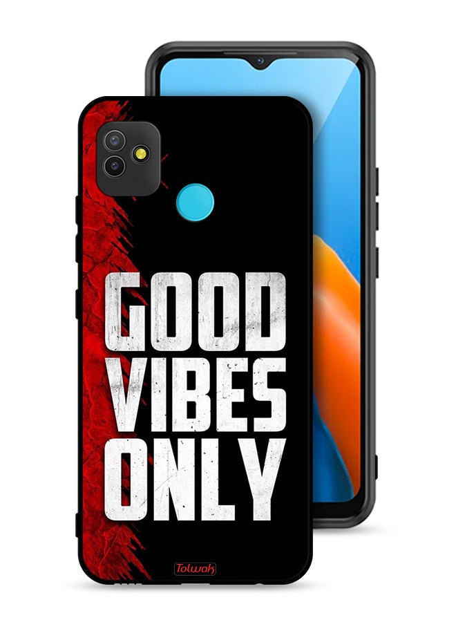 Tolwak Tecno Pop 5 Protective Case Cover Good Vibes Only - Image 1