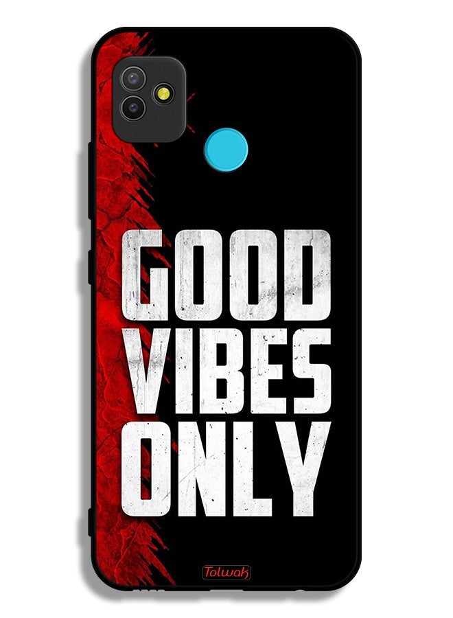 Tolwak Tecno Pop 5 Protective Case Cover Good Vibes Only - Image 2
