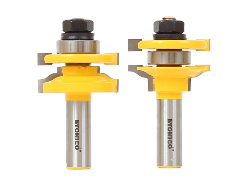 YONICO Cabinet Door Rail and Stile Router Bits Set 2 Bit Ogee 12Inch Shank 12243
