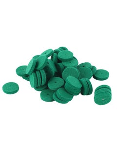 Thoraya 90Pcs Piano Felt Pad 22mm Noise Reduction Round Piano Felt Keyboard Felt Balance Washer Green  - Image 2