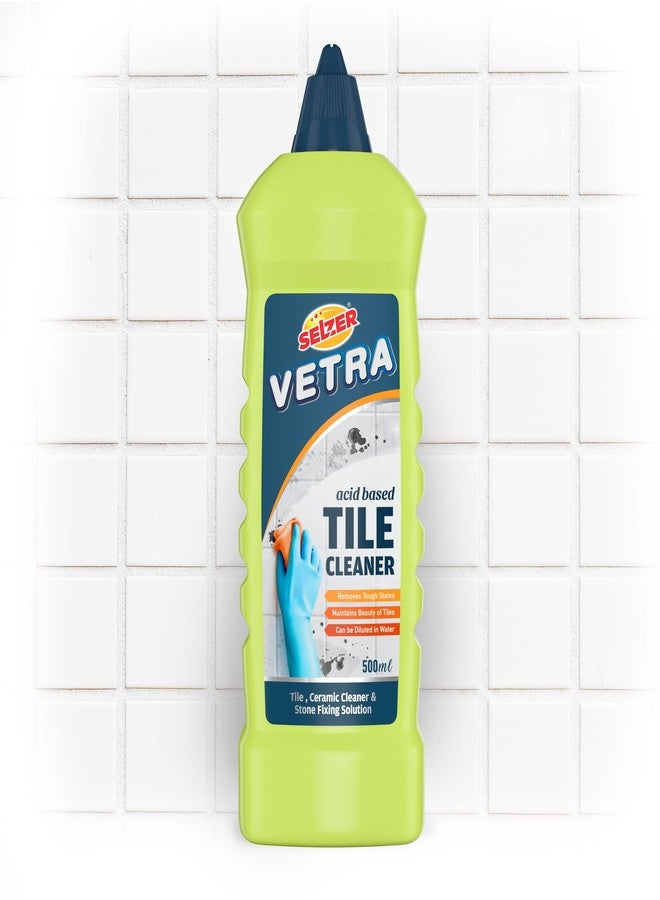 Selzer Vetra Tiles Cleaner Liquid |Clean All Purpose Tile, Floor & Wall Cleaner 500 ml, Bedroom & Bathroom Floors, Removes Grease, Dirt & Tough Stains|Kills 99.9% Germs|Pack of 1 - Image 2