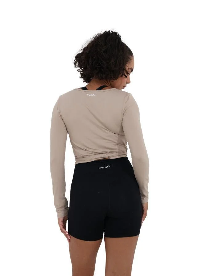 Mohuki Flaxen Lounge Wrap Top for Women | Best Price UAE