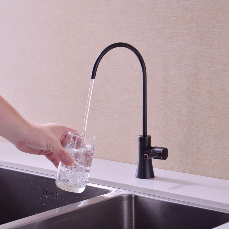 EKRTE Brass Drinking Water Purifier Faucet, Oil Rubbed Bronze, Kitchen Bar Sink Water Filtration Faucet - Image 3