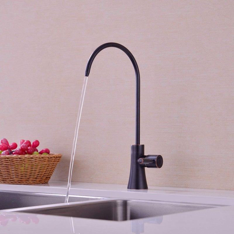 EKRTE Brass Drinking Water Purifier Faucet, Oil Rubbed Bronze, Kitchen Bar Sink Water Filtration Faucet - Image 2