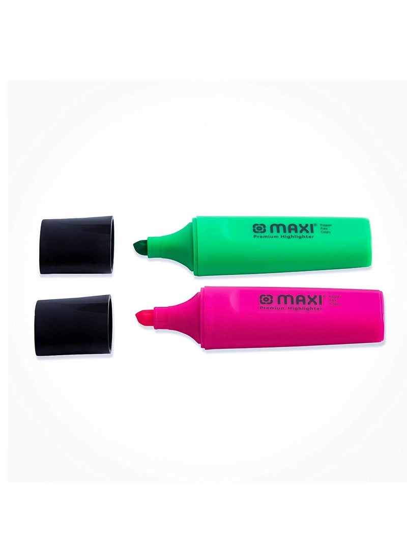 Maxi 6-Piece Premium Highlighter Multicolour - Image 3