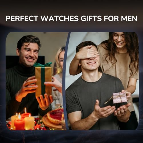 SOLLEN Automatic Self Winding Watches for Men, Mens Automatic Watch, Mechanical Stainless Steel 3 ATM Waterproof Luminous Luxury Dress Men's Wrist Watches with Calendar, Minimalist Watch Gifts for Men - Image 5