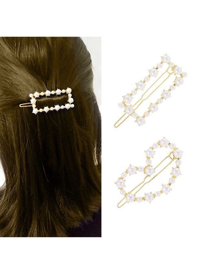 Zibuyu Women Hair Pins Stylish Pearl Pins Hair Clips For Women Hair Accessories French Style Barrettes Side Hairpins For Women And Girls Gifting 6 Pcs - Image 4