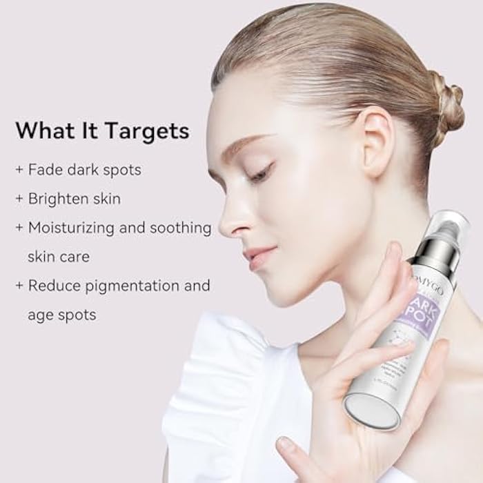 DMYGO Dark Spot Remover for Face, Dark Spot Corrector for Age Spot Sun Spot Brown Spot Melasma Uneven Skin Tone, with Vitamin C and Hyaluronic Acid for Women and Men, 1.7 FL OZ - Image 2