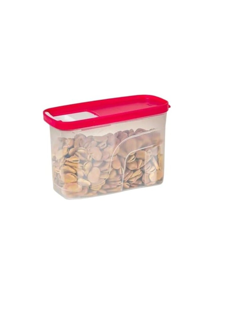 1.25 L Bean Storage Containers - Stylish design with sliding lid, made of high quality, healthy plastic L - Image 2