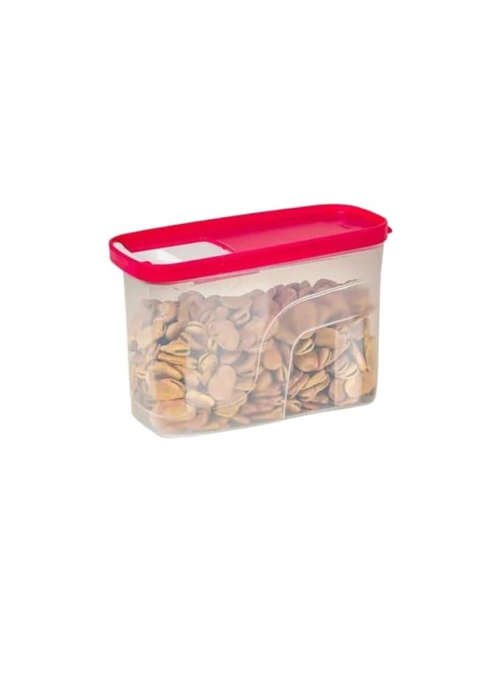 1.25 L Bean Storage Containers - Stylish design with sliding lid, made of high quality, healthy plastic L - Image 3