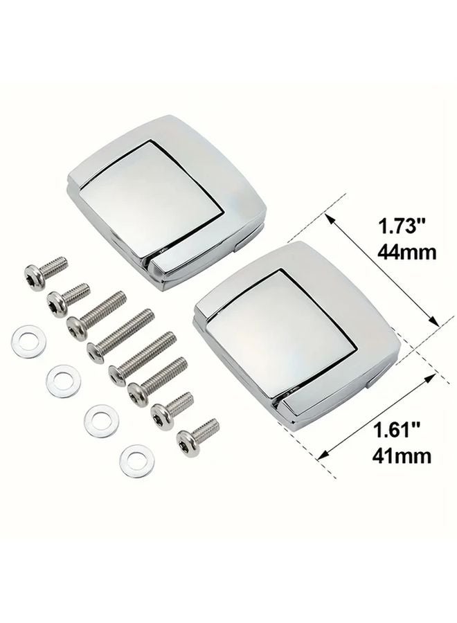 Black Motorcycle Tour Pack Trunk Latches For Harley Davidson Electra Glide Ultra Classic - Image 2