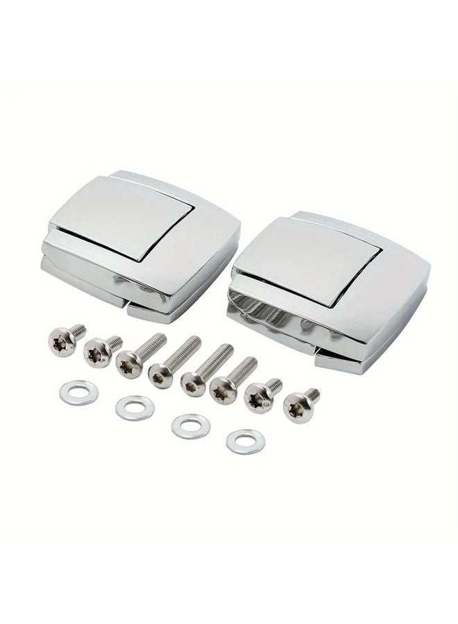 Black Motorcycle Tour Pack Trunk Latches For Harley Davidson Electra Glide Ultra Classic - Image 3