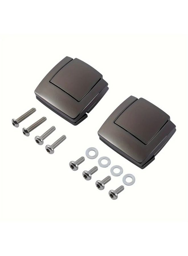 Black Motorcycle Tour Pack Trunk Latches For Harley Davidson Electra Glide Ultra Classic - Image 4